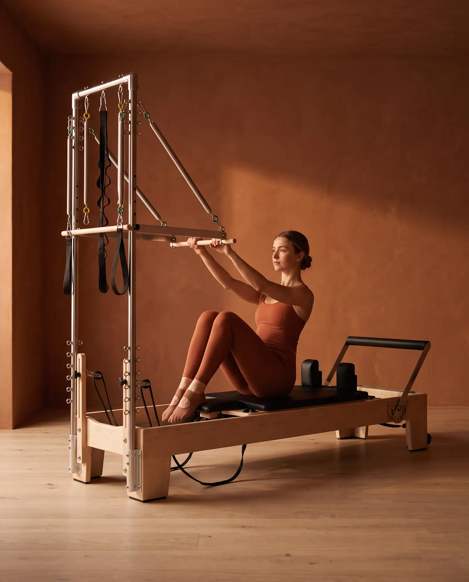 Conditioned wood, cycle-tested springs.